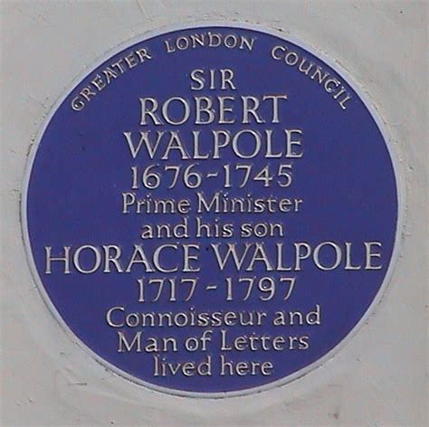 Robert Horace Walpole London Remembers Aiming To Capture All