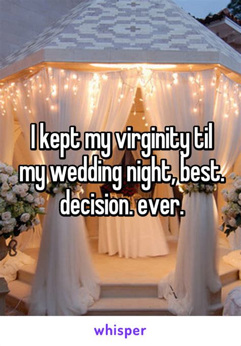 I Lost My Virginity On Our Wedding Night