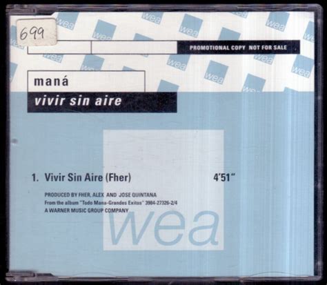 Maná Vivir Sin Aire 1999 Cd Discogs