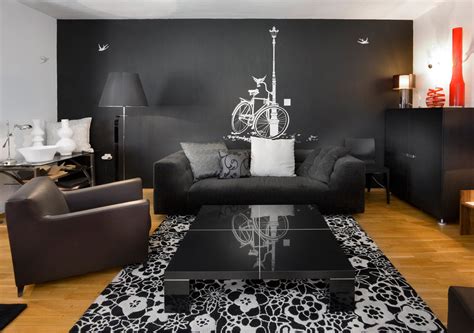 The black color of the outfit is generally considered classic and practical, but in the interior the black is the white color highlights the shapes of the black furniture or individual decor elements: Black Furniture: Interior Design Photo Ideas - Small ...