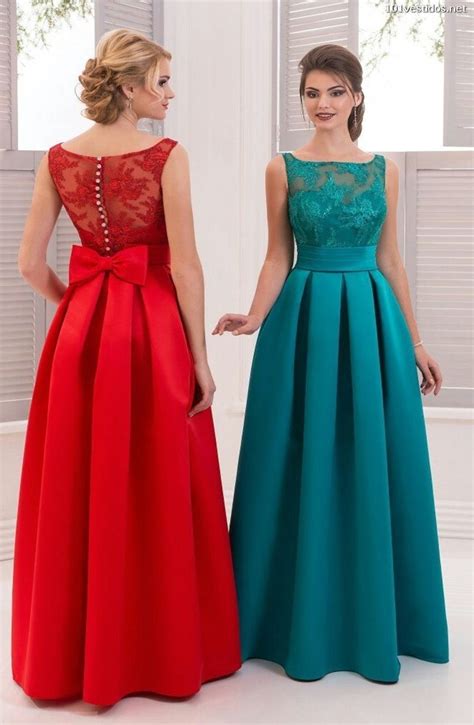Vestidos De Damas De Honor 【50 Diseños Con Imágenes】 101 Vestidos De Moda 2018 2019