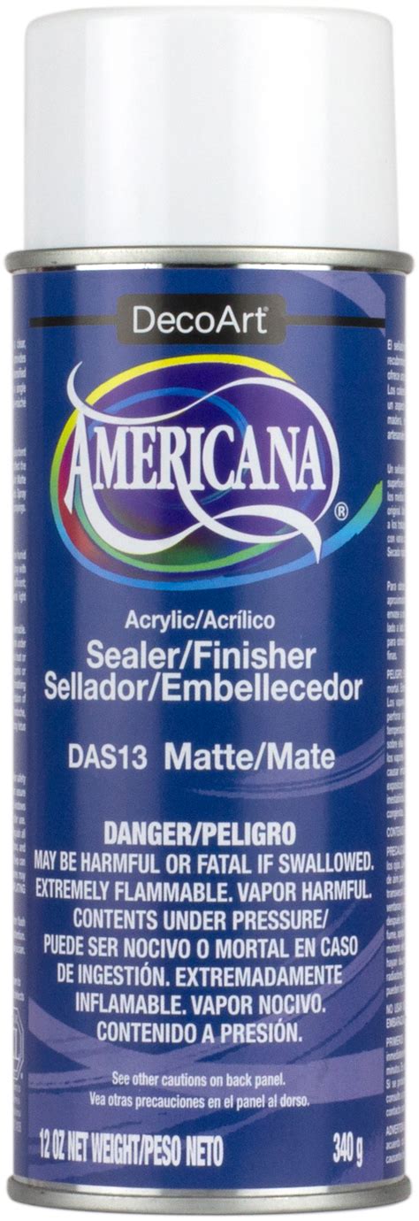 Americana Acrylic Sealerfinish Aerosol Spray 12oz Matte