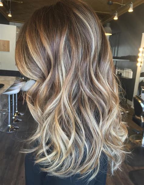 Medium length hair with balayage. Medium Brown Hair With Blonde Balayage | Balayage hair ...