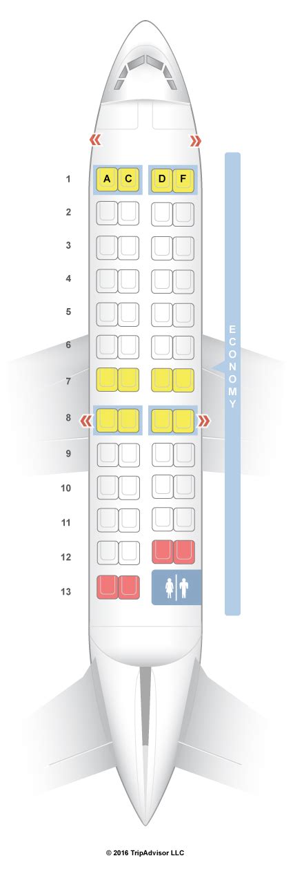 Seatguru Seat Map Air Canada Bombardier Crj 100200