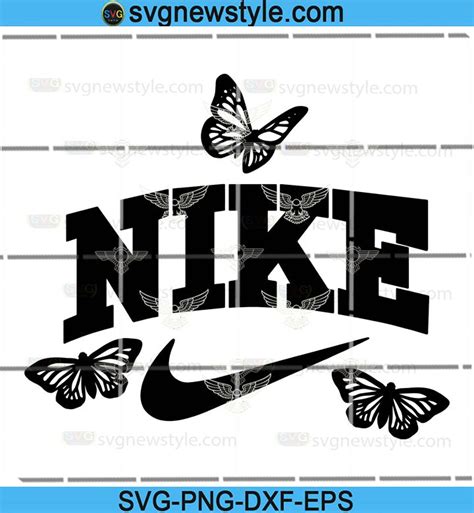 Nike Butterfly Svg Nike Butterfly Vintage Nike Swoosh Svg Nike Logo