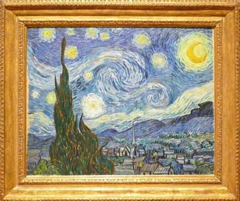 Quadro Noite Estrelada De Van Gogh