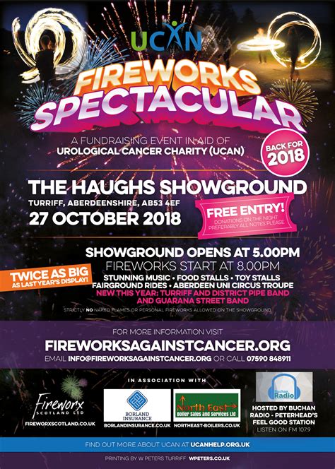 Fireworks Fundraiser - UCAN Aberdeen