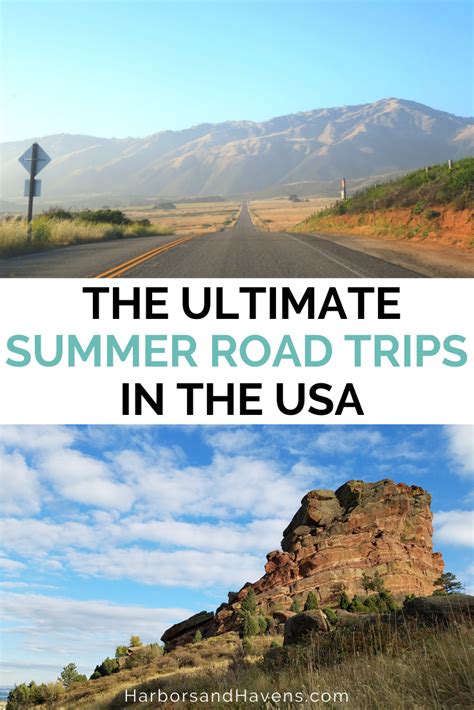 10 Of The Best Road Trips In The Usa For This Summer — Harbors And Havens Road Trip Fun Summer