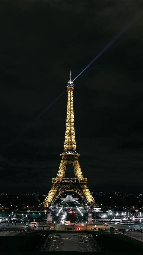 Free Download Places Eiffel Tower Paris Night City Android Wallpapers