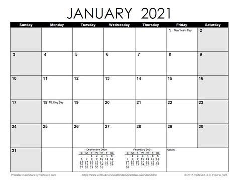 S m t w t f. Download a free Printable Monthly 2021 Calendar from ...