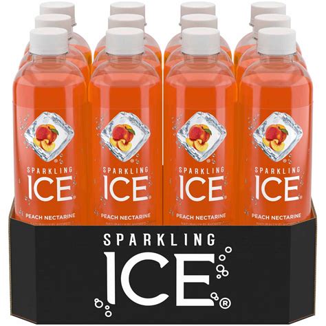 Sparkling Ice Water Peach Nectarine 17 Oz Midwest Distribution