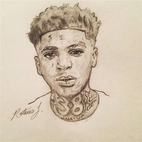 Nba Youngboy Fanpage💚 On Instagram Drawing Of Yb💉💣 Nbayoungboy