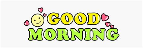 Good Morning Clipart Goodmorning Image And Transparent Smiley Hd Png