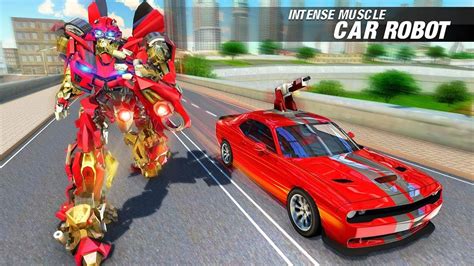 Muscle Car Robot Transforming Robot Car Games By Turbo Dreamz