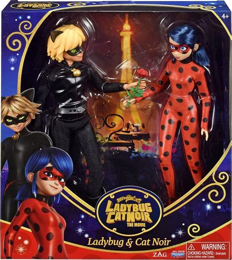 Miraculous Ladybug Cat Noir Movie 2 Pack Doll Exclusive Adrien