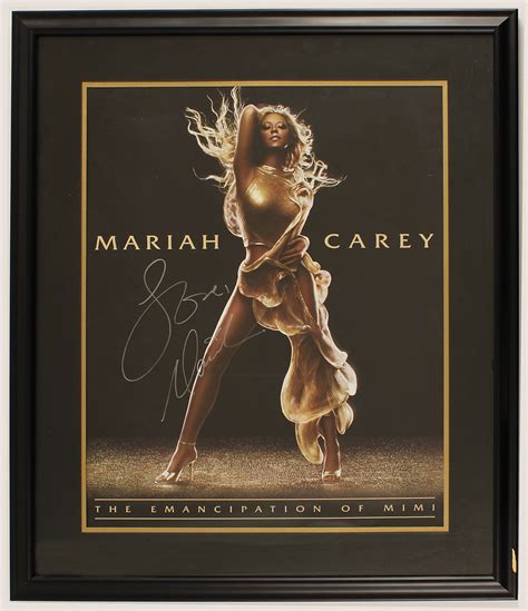 Lot Detail Mariah Carey Signed The Emancipation Of Mimi Original Promotional Poster