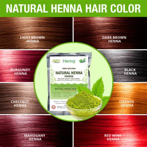 Organic Henna Hair Dye Color Powder Herbal Natural Conditioner No Ppd