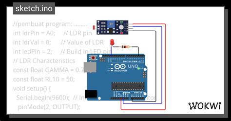 Sensor Ldr Dengan Led Wokwi Arduino And Esp Simulator Vrogue