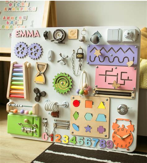 Busy Board For Toddler Activity Board T Personalized Etsy Busy