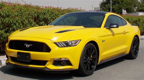 Used Ford Mustang Pre Owned 2016 Gt Premium Yellow Black Edition At