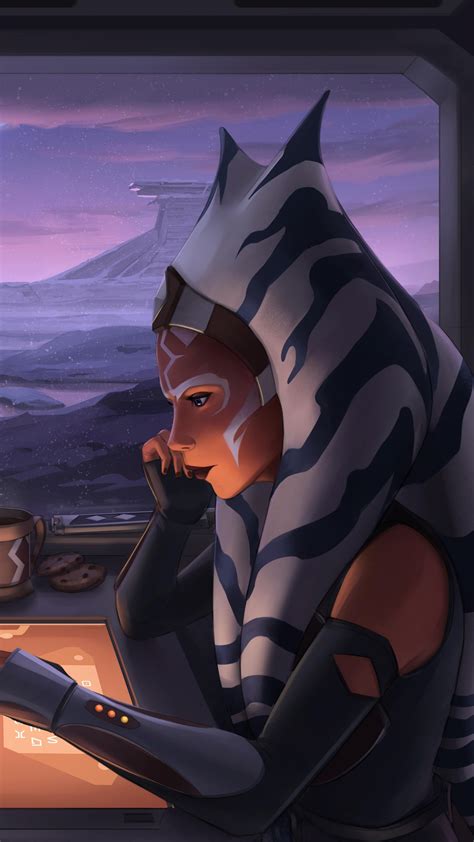 2160x3840 Ahsoka Tano Star Wars Lofi Sony Xperia Xxzz5 Premium Hd 4k