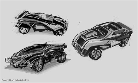 Futuristic Car Concept Art David Revoy