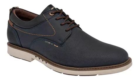 Zapato Negro Total 4701 Para Hombre Color Marino E4 Meses Sin Intereses