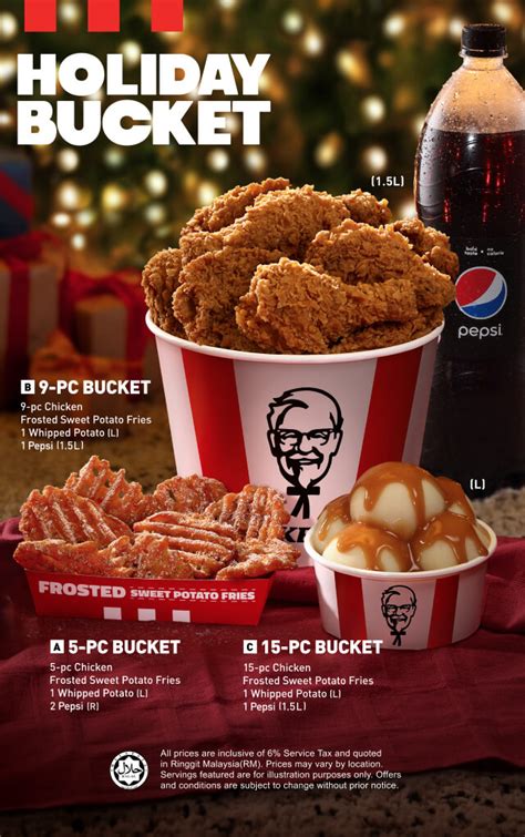 That's a bucket of fried kfc a month for the rest of your. Kfc Menu Buckets Prices