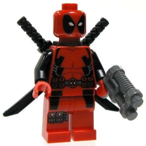 Lego Marvel Super Heroes Deadpool Minifigure From 6866 The Minifigure