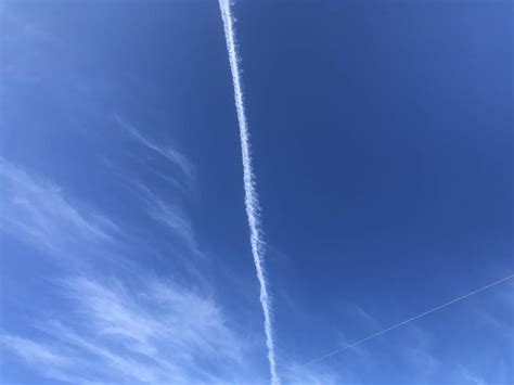 Nws Cloud Formation Likely Airplane Contrail West Hawaii Today