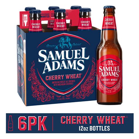 Samuel Adams Cherry Wheat Beer 6 Pack 12 Fl Oz Walmart Inventory