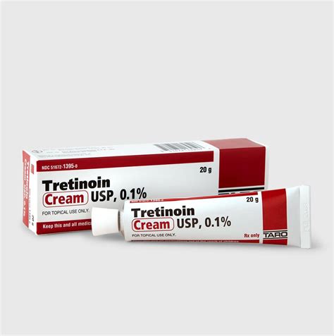 Tretinoin Cream Used To Treat Acne Sun Damaged Skin And Fine Wrinkles