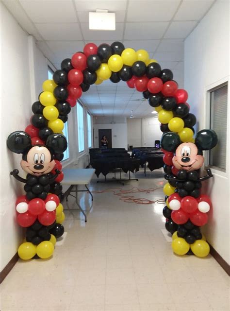 Mickey Mouse Balloon Arch Mickey Mouse Sculpture Balloon Decorations