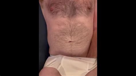 Hairy Daddy Tighty Whities Jerk Off And Cum