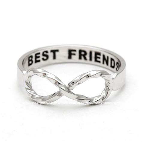 Best Friends Infinity Ring Twisted Girlsluvit