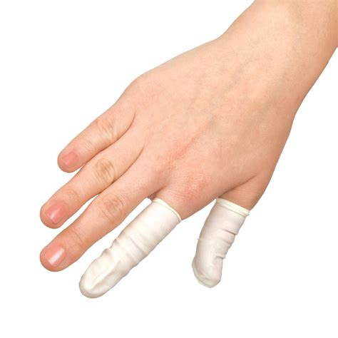 Medical Finger Glove Cots Largepkg Massage Spa Equipment Supply