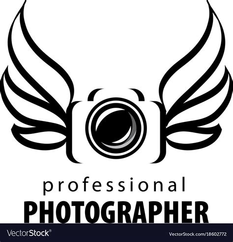 Logo For Photographer Royalty Free Vector Image