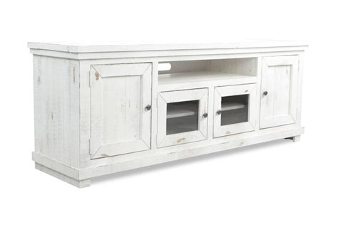 Sinclair White 74 Inch Tv Console Living Spaces