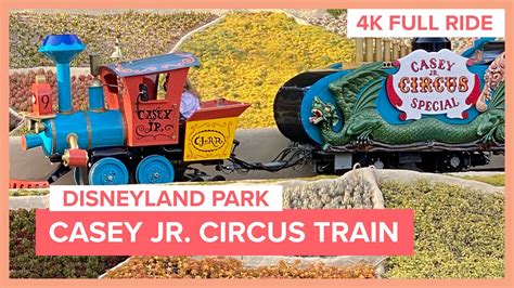 Casey Jr Circus Train Disneyland Full POV YouTube