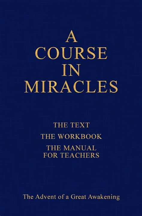 A course in miracles book. A Course In Miracles