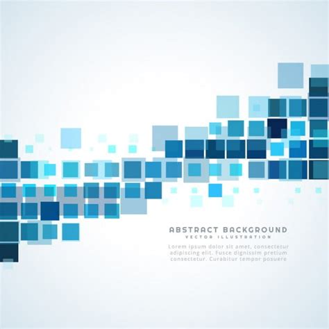 Abstract Background With Blue Squares Ai Eps Vector Uidownload