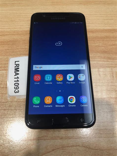 Samsung Galaxy J7 V 2018 Verizon Black Sm J737v Prepaid