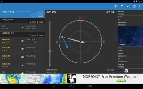 Look4sat is a satellite tracker and pass predictor with a focus on amateur radio and weather satellites. 5 ISS Tracker Apps For Android - I Love Free Software
