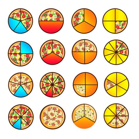 Pizza Clipart Pizza Fraction Pencil And In Color Pizza Clipart Pizza