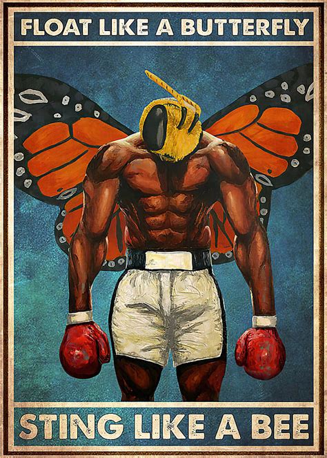 Sport Float Like A Butterfly Sting Like A Bee Digital Art By Gambrel