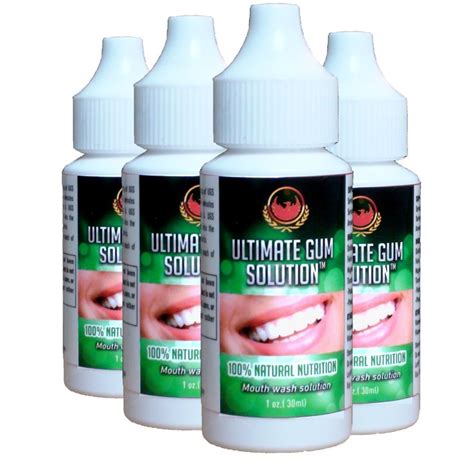 Amazon Com Ultimate Gum Solution Mouthwash 4pk 100 Nutritional