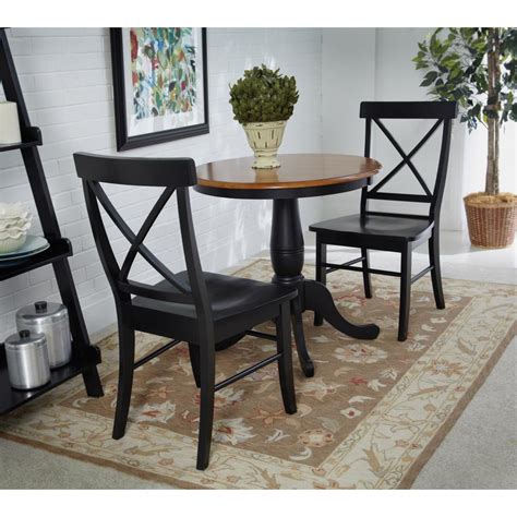 Impress your guests with a black dining table and a set of matching chairs. Safavieh Riley Black Wood Dining Chair (Set of 2)-AMH8500B ...