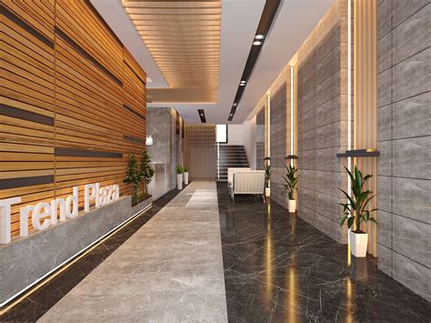 Trend Plaza Ofis Lobi Tasarımı Lobby Design House Design Reception