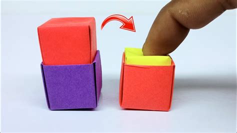 Mini Paper Button Toy No Glue Origami Mini Button Pop It Fidget No