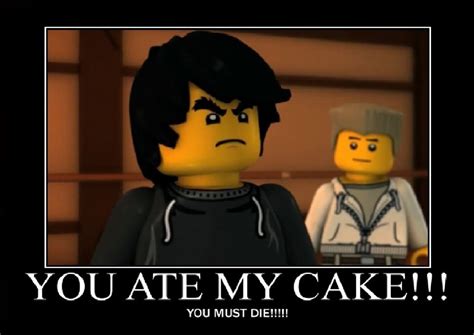 Cole And His Cake 🎂 Lego Ninjago Movie Ninjago Memes Lego Ninjago
